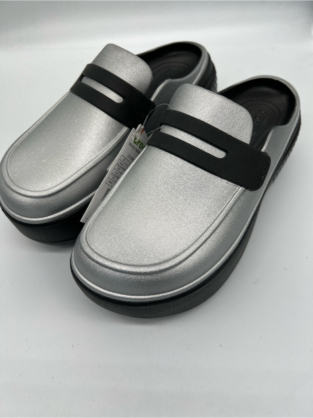 Crocs Stomp metallic Slip-On Casual Loafers